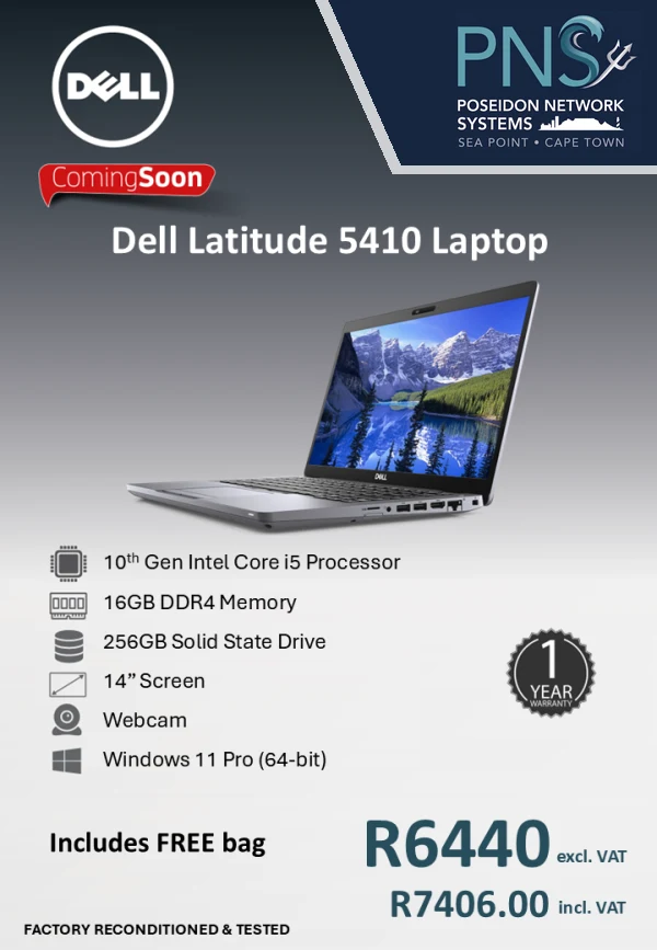 Refurbished Dell Latitude 5410 laptop
